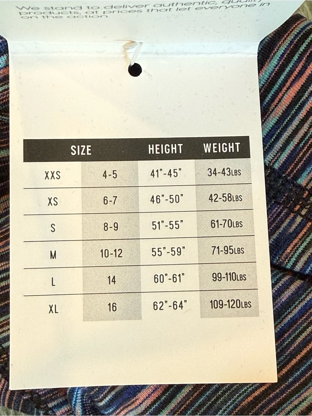 DSG Girls XS (6-7) High Rise Leggings Multicolor Athletic NWT